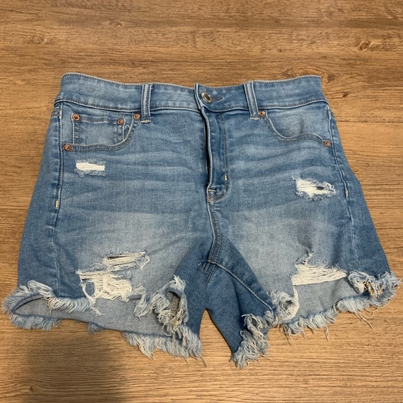 American Eagle High Waisted Denim Shorts